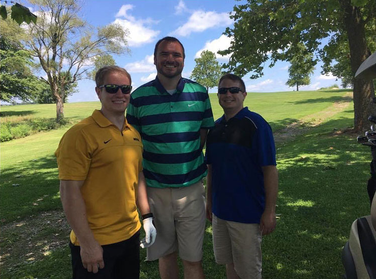 Westbrook employees at golf tourney