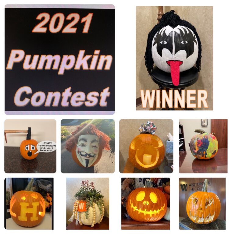 2021 Pumpkin Contest Winners